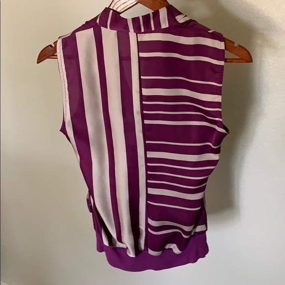 Calvin Klein Striped Blouse - Picture 2 of 2